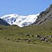 Paysage de montagne au-dessus de Barskoon