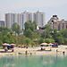 Lac Sairan et ses tours, Almaty. 